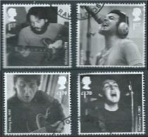 GROSSBRITANNIEN GRANDE BRETAGNE GB 2021 FROM MS PAUL MCCARTNEY SET 4V USED SG MS4528-31 MI B4775-8 YT F5189-92 SC SH4115 - Oblitérés