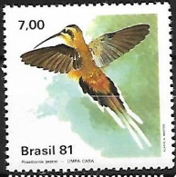 Brazil - MNH ** 1981 : Planalto Hermit    Phaethornis Pretrei - Colibríes