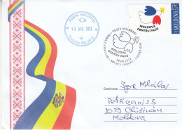 MOLDOVA 2022.MOLDOVA FOR PEACE.FDC.Private Sent By Post - Missions