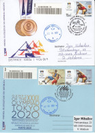 MOLDOVA 2021.Summer Olympic Games Tokyo 2020 Set 2 FDC  Sent By Post - Sommer 2020: Tokio