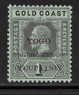 Gold Coast Ovptd For Togo SG H41 'OCOUPATION' Variety (SN 907) - Goldküste (...-1957)