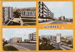 CPM - ACHERES 78 : Cités :  La Barricade Et  Le Champ Villars . Multivues - Acheres