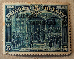 1919 Belgische Militärpost Im Rheinland Mi.13, 5Fr /* ! - OC38/54 Belgische Besetzung In Deutschland