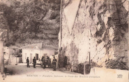 FRANCE - Menton - Frontière Italienne, Le Poste Des Douanes Françaises - Grades Frontières - Carte Postale Ancienne - Menton
