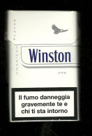 Tabacco Pacchetto Di Sigarette Italia - Winston One Da 20 Pezzi -  ( Vuoto ) - Empty Cigarettes Boxes