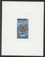 DJIBOUTI Epreuve De Luxe De La Poste Aérienne Sur Papier Glacé N° 182 Planche à Voile (1983) Année Préolympique - Ete 1984: Los Angeles