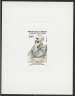 DJIBOUTI Epreuve De Luxe Sur Papier Glacé De La Poste Aérienne N° 187 Alfred NOBEL. TB - Nobelprijs