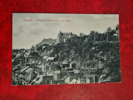 Carte CANADA QUEBEC CHATEAU FRONTENAC IROM LOWER TOWN - Chicoutimi