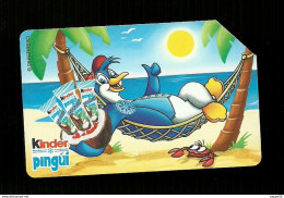 1013 Golden - Kinder Pingui Da Lire 5.000 Telecom - Pubbliche Pubblicitarie