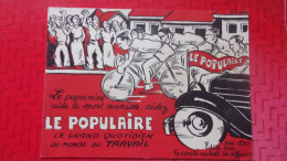 ILLUSTRATEUR R FUZIER 1937  GRAND QUOTIDIEN DU MONDE DU TRAVAIL SFIO SOCIALISME LE POPULAIRE SPORT OUVRIER - Non Classés