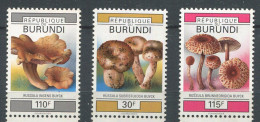 Burundi ** N° 995 à 997  - Champignons - Unused Stamps