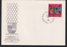 1968 Liechtenstein FDC, MI:LI 496, Yt Li 450 Zum.LI 434, Wappen Der Häuser Liechtenstein / Wilczek - Cartas & Documentos