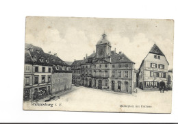 CPA  WEISSENBURG, MARKTPLACE MIT RATHAUS - Weissenburg