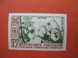 Madagscar Non Dentelé Neuf ** MNH-Imperf 1960  N° 359   Coton - Madagascar (1960-...)