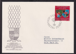 1968 Liechtenstein FDC, MI:LI 496, Yt Li 450 Zum.LI 434, Wappen Der Häuser Liechtenstein / Wilczek - Covers & Documents