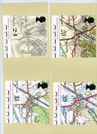 GRANDE BRETAGNE - SERVICE DES CARTES - CARTE MAXIMUM - N° Yvert 1568/1571 - Maximum Cards