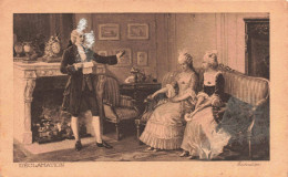 CPA - Tableau - DECLAMATION - Salon Avec Un Gentilhomme Et Deux Femmes - Espendier - Carte Postale Ancienne - Louvre