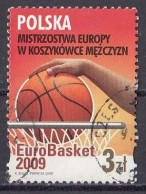 POLAND 4447,used,falc Hinged,basketball - Used Stamps