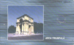 Moldova:Used Phonecard, Moldtelecom, 100 Impulses, Triumph Arch, 2000 - Moldova
