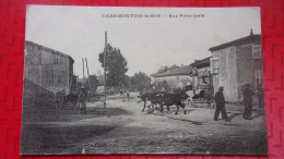 51 CHARMONTOIS LE ROI  RUE PRINCIPALE - ANIMÉE - VACHES - Autres & Non Classés