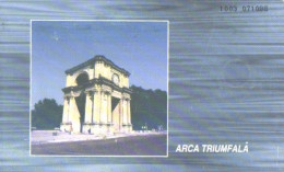 Moldova:Used Phonecard, Moldtelecom, 100 Impulses, Triumph Arch, 1999 - Moldawien (Moldau)