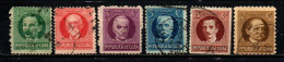 CUBA - 1917 - PERSONALITA' DEL SUDAMERICA: JOSE' MARTI, MAXIMO GOMEZ, JOSE' DE LA LUZ CABALLERO, CALIXTO GARCIA, IGNACIO - Used Stamps