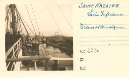 St Nazaire * RARE Photo ! * Transatlantique * Bateaux Paquebot Commerce * Archive Photographe Ancienne - Saint Nazaire