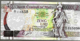 Malte : 2 Lire  Type 1989 - Malta