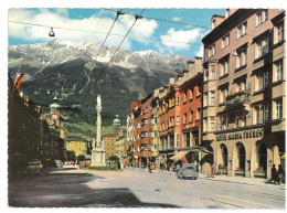 BR4089 Austria Innsbruck Tirol Maria Theresienstrasse Mit Annasaule Gegen Nordkette - Innsbruck