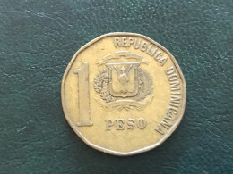 Münze Münzen Umlaufmünze Dominikanische Republik 1 Peso 1991 - Dominicaanse Republiek