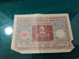 BILLET / DARLEHNSTAFFENFCHEM 2 MARK 1920 - Ohne Zuordnung