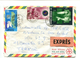 Rép. Togolaise - Affranchissement Sur Lettre EXPRES - Kennedy / DE GAULLE / Indépendance / Paix - Togo (1960-...)