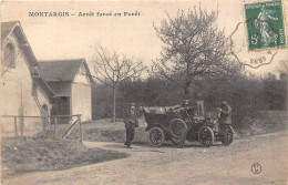 45-MONTARGIS- ARRÊT FORCE EN FORÊT ( VOIR VOITURE ) - Montargis