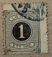 1874 Schweden Mi.P 1 A, 1ö /o - Portomarken