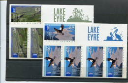 AUSTRALIA - 2011  LAKE EYRE  TWO SHEETLETS  MINT NH - Mint Stamps