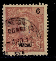 ! ! Macau - 1903 D. Carlos 6 A - Af. 133 - Used - Gebraucht