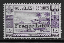 Nouvelles Hebrides 1941 Y&T 126 * Côte 14 EUR (SN 917) - Ongebruikt