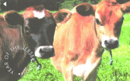 Jersey:Used Phonecard, Jersey Telecoms, 2£, Year Of The Jersey 2001, Cows - Otros – Europa