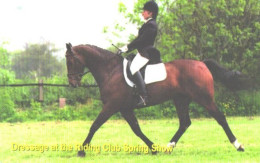 Jersey:Used Phonecard, Jersey Telecoms, 2£, Dressage At The Riding Club Spring Show, Horse, Rider - Altri – Europa