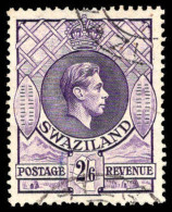 Swaziland 1938-44 2s6d Bright Violet Perf 13½x14 Fine Used. - Swaziland (...-1967)