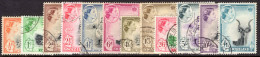 Swaziland 1956 Set Fine Used (½c Mounted Mint). - Swaziland (...-1967)