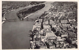 HONGRIE - BUDAPEST - Le Parlement Et L'isle De Marguerite -  Carte Postale Ancienne - Hongrie