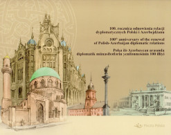 POLAND 2020 POLISH POST OFFICE SPECIAL LIMITED EDITION FOLDER: 100TH ANNIV OF POLISH AZERBAIJAN DIPLOMATIC RELATIONS - Covers & Documents