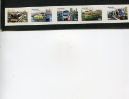 AUSTRALIA - 2012  CITY TRANSPORT  SELF ADHESIVE  SET  MINT NH - Mint Stamps