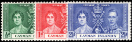 Cayman Islands 1937 Coronation Lightly Mounted Mint. - Cayman Islands