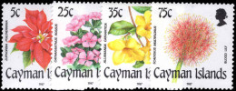 Cayman Islands 1987 Flowers Unmounted Mint. - Cayman Islands