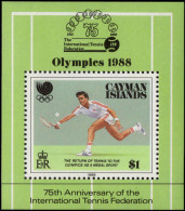 Cayman Islands 1988 Olympics Souvenir Sheet Unmounted Mint. - Cayman Islands