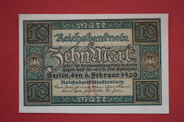 Germany -10 Mark Reichsbanknote Berlin, Den 6. Februar 1920 - 10 Mark