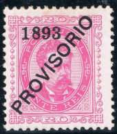 Portugal, 1892/3, # 91 Dent. 11 3/4, Sob. D), MH - Neufs