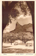 BRESIL - Rio De Janeiro - Le' Corcovado -  Carte Postale Ancienne - Rio De Janeiro